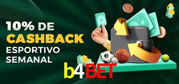10% de bônus de cashback na b4bet